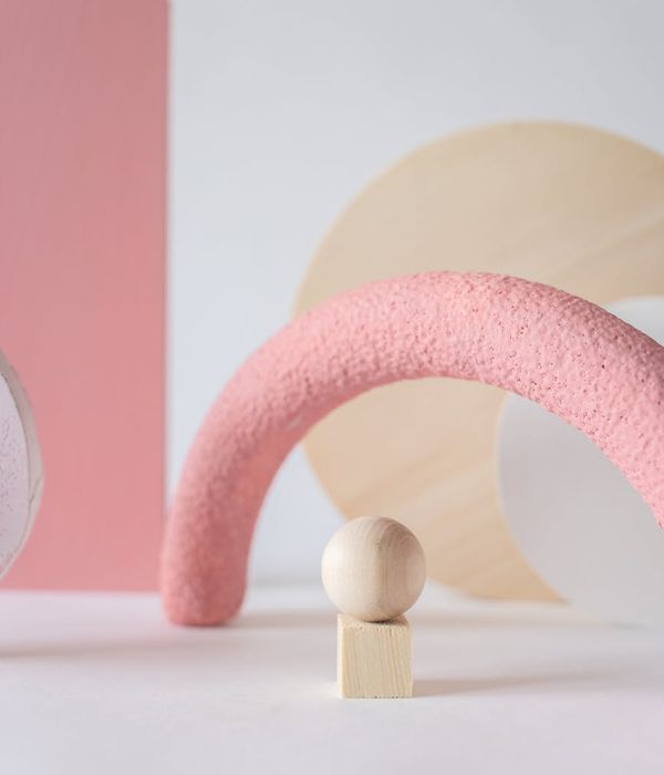 Abstract natural shapes representing harmony and balance